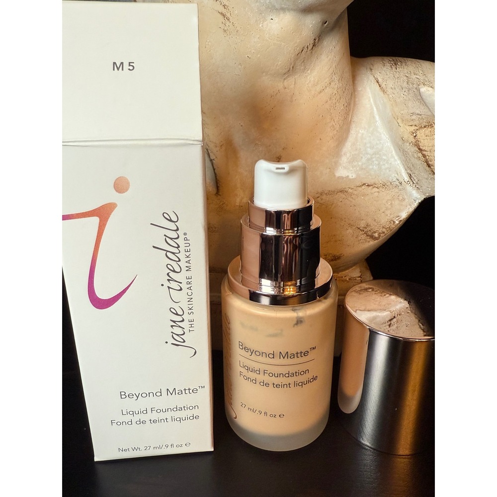 Jane Iredale Beyond Matte Liquid Foundation M5 Skincare Makeup 27ml .9 fl oz New